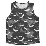 Tank Top Shirts Dark Bat Pattern Quick-Dry Athletic for Running & Gym ...