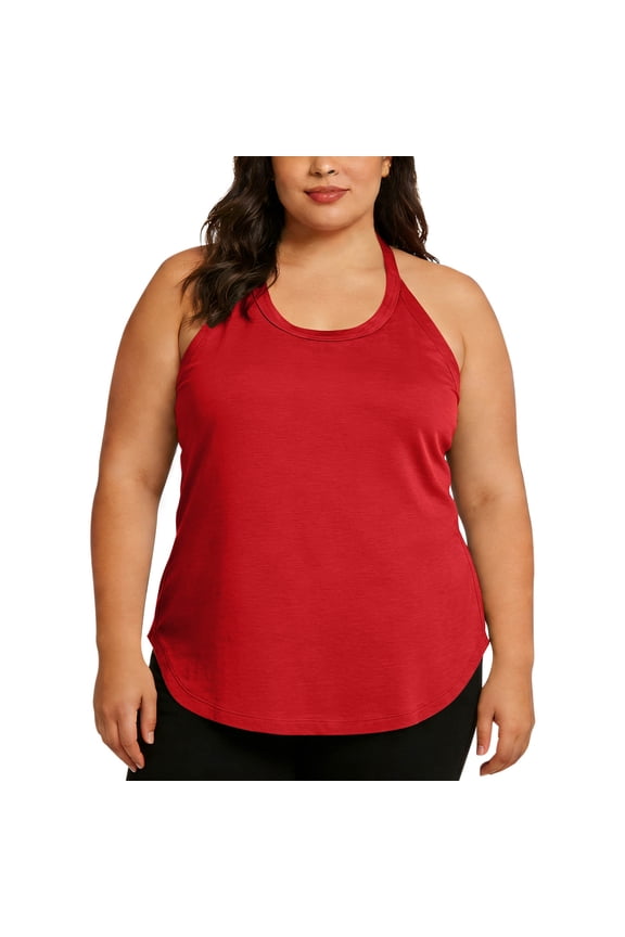 Tank Top Women Plus Size Workout Tops Moisture Wicking Breathable Anti-Odor Lightweight Base Layer Racerback Athletic Sleeveless Loose Fit Muscle Tee Shirts Dry Fit Runing Gym Yoga Summer Top