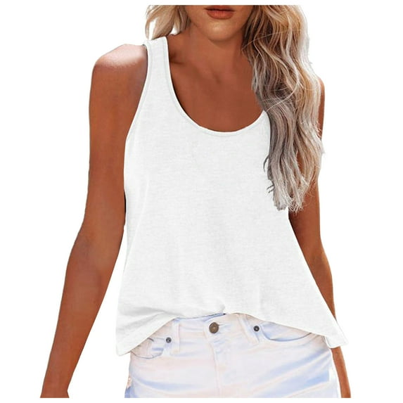 Tank Top Women Tank Top for Women Stylish Women's Sleeveless Tops Casual Blouses for Everyday Wear Slim Fit O-Neck T-Shirts Comfortable and Versatile Design