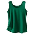 thumbnail image 1 of Tank Top for Women, Comdrip Women's Bottoming Coat with Ice Suspender Vest for Women in Summer Womens Tank Tops Casual Blackish Green XL, 1 of 6