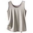 thumbnail image 1 of Tank Top for Women, Comdrip Women's Bottoming Coat with Ice Suspender Vest for Women in Summer Womens Tank Tops Casual Gold 3XL, 1 of 5