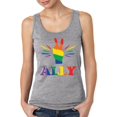 thumbnail image 1 of Tank Top for Women Gay LGBT Ally Color - S M L XL 2XL Graphic Tee - Lesbian Pride Support Tee Top Gift, 1 of 2