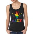 thumbnail image 1 of Tank Top for Women Gay LGBT Ally Color - S M L XL 2XL Graphic Tee - Lesbian Pride Support Tee Top Gift, 1 of 2