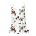 thumbnail image 1 of Tank Top for Women Loose Crew Neck Sleeveless T-Shirt No Positioning Printing Round-Neck Tank Tops Casual Summer Strappy Vests Tops, 1 of 4