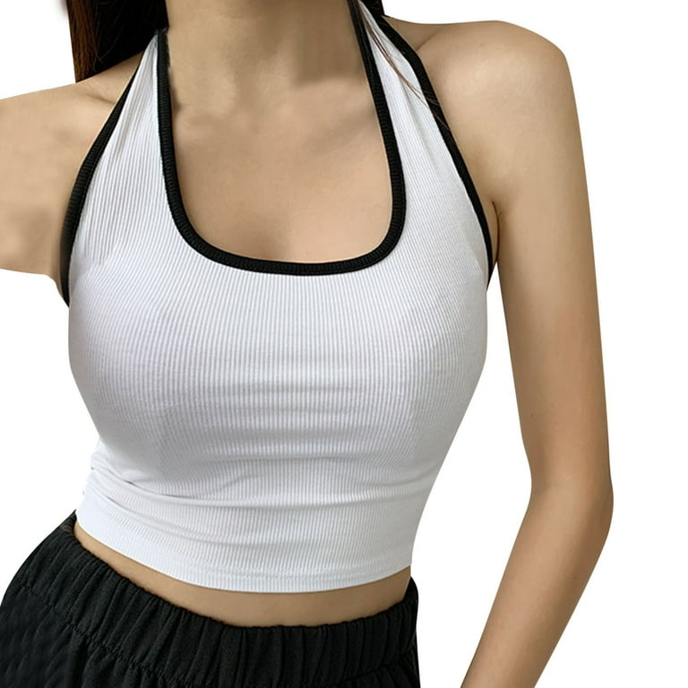 Sports bra and tank top in one store