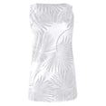 thumbnail image 1 of Tank Top for Women Summer Sleeveless Crew Neck Casual Dressy Tops Loose Fit Floral Print Shirts Fashion Blouses, 1 of 5