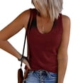 thumbnail image 1 of Tank Top for Women Summer Tops Beach Baggy Casual Sleeveless Tunic Top Shirt, 1 of 4