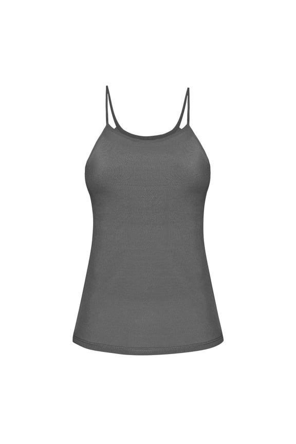 Tank Top for Women with Built in Bra 2025 Summer Slim Ribbed Camisole Tops Casual Comfy Yoga Workout Padded Shirts