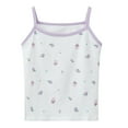 thumbnail image 1 of Tank Tops For Girls 10-12 Kids Undershirts Soft Undershirt for Boys and Girls Ribbed Knit Cotton Camisole Tank Tops,Purple,150, 1 of 3