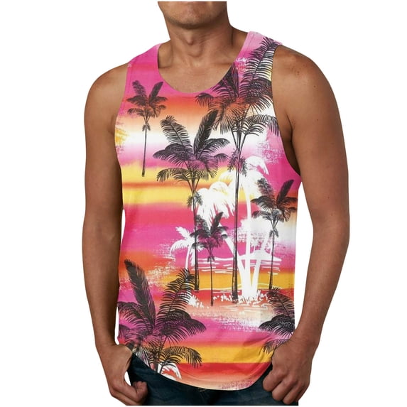 Tank Tops For Men Mens 3D Print Tank Top Summer Casual Novelty Polyester Gym Workout Bodybuilding Tank Tops Boxing Gym Shirts Plain Muscle Tee
