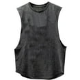 thumbnail image 1 of Tank Tops For Men Qiggri Men Casual Fashion Solid Pullover Round Neck Sleeveless Sports Tank Blouse, 1 of 5