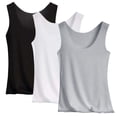 thumbnail image 1 of Tank Tops For Women 3PC Summer Ice Vest Wear A Base Shirt Camisole Tops For Women, 1 of 2
