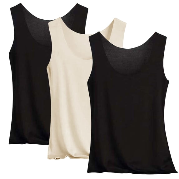 Tank Tops For Women 3PC Summer Ice Vest Wear A Base Shirt Camisole Tops For Women
