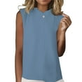 thumbnail image 1 of Tank Tops For Women A Versatile Sleeveless Shirt With A Collar For A Slimming Look. Pair It With A Base Layer Inside A Suit Camisole Tops For Women, 1 of 7