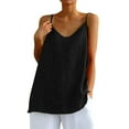 thumbnail image 1 of Tank Tops For Women Camisole Tank Tops Causal V Neck Sleeveless Tops Summer Loose Fit Spaghetti Strap Shirts Camisole Tops For Women, 1 of 4