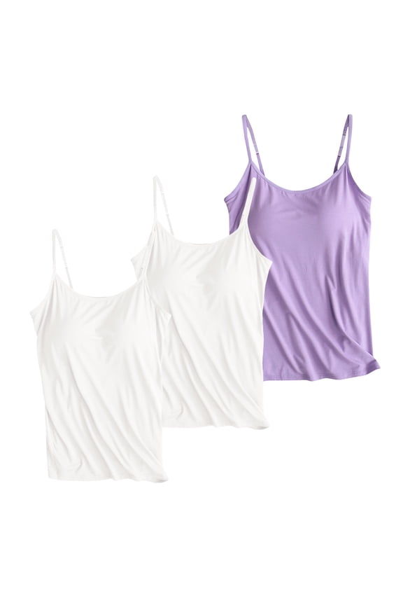 Tank Tops For Women Chest Cushion Suspender Tank Top Without Ring Cup Outer Wear Underwear Yoga Sports T Shirt Camisole Tops For Women