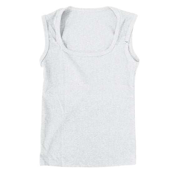 Tank Tops For Women Crop Top Pleated Square Neck Stretch Basic Vest Camisole Tops For Women