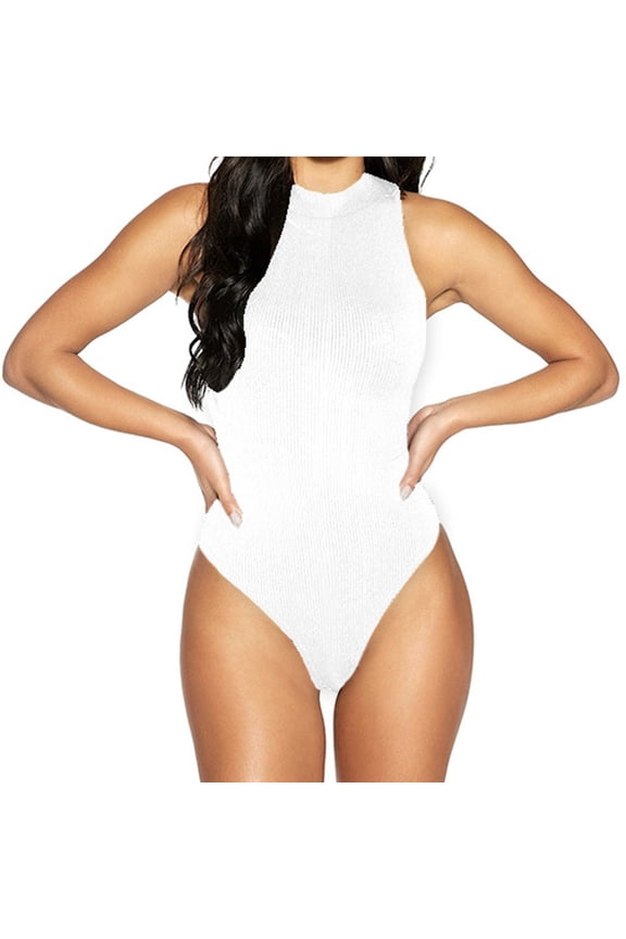 Tank Tops For Women Sevevn Sleeveless Tops U Neck Tight Cotton Rib Racerback Tank Tops Female Tank Top Bodysuit For Women