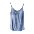 thumbnail image 1 of Tank Tops For Women Sleeveless Tops For Women Built In Shelf Bra Padded Loose Fit Casual Daily Sleeveless Camisole Tanks, 1 of 6