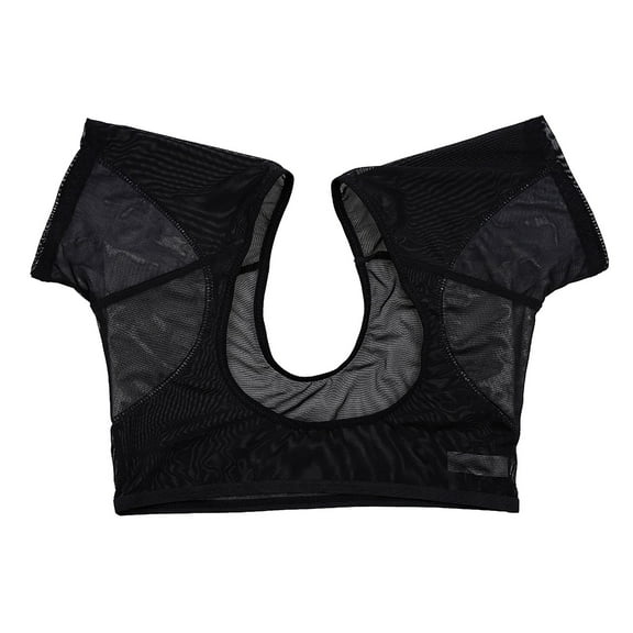 Tank Tops For Women Solid Breathable Mesh Underarm Sweat Proof Breathable Super Sweat Absorbent Pad Sweat Proof V Neck Vest Camisole Tops For Women