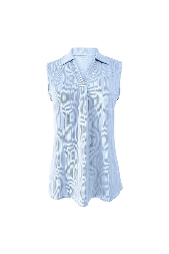 Tank Tops For Women Solid Color Lapel Loose Sleeveless Vest Fashion Casual Top Camisole Tops For Women