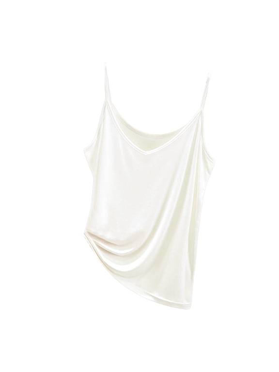 Tank Tops For Women Spaghetti Strap Sleeveless V Neck Summer Innerwear Slimming And Shaping Basic Thin Casual Top For Camisole Tops For Women