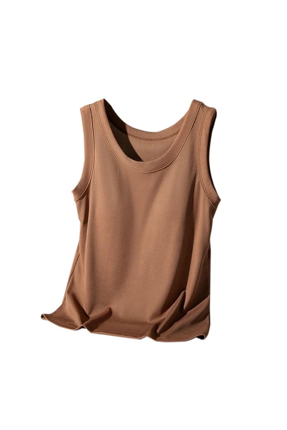 Tank Tops For Women Tank Top For Sleeveless Tops With Built In Bras Shelf Bra Padded Shirt Casual Tanks Loose Fit Camisole Tops For Women