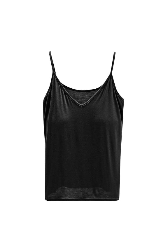 Tank Tops For Women Tank Top For Sleeveless Tops With Built In Bras Shelf Bra Padded Shirt Casual Tanks Loose Fit Camisole Tops For Women