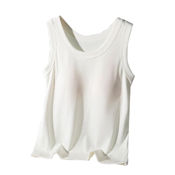 Tank Tops For Women Tank Top For Sleeveless Tops With Built In Bras Shelf Bra Padded Shirt Casual Tanks Loose Fit Camisole Tops For Women