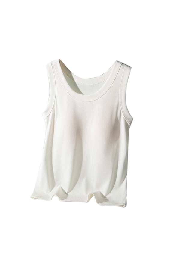 Tank Tops For Women Tank Top For Sleeveless Tops With Built In Bras Shelf Bra Padded Shirt Casual Tanks Loose Fit Camisole Tops For Women