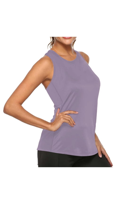 Tank Tops For Women Workout Yoga Pleated Gym Shirts Athletic Racerback Tank Tops Camisole Tops For Women