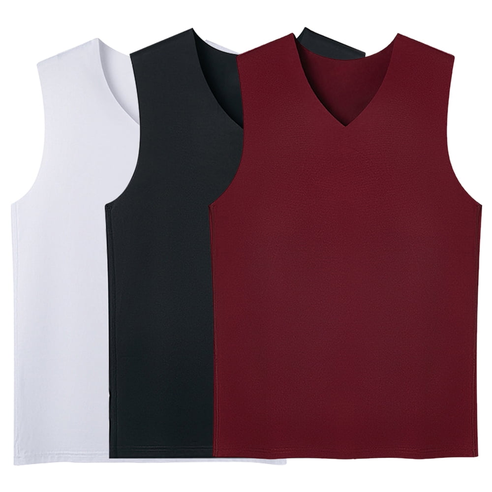 Tank Tops Gym Sleeveless Shirts Bodybuilding Muscle Tee Shirt - white ...