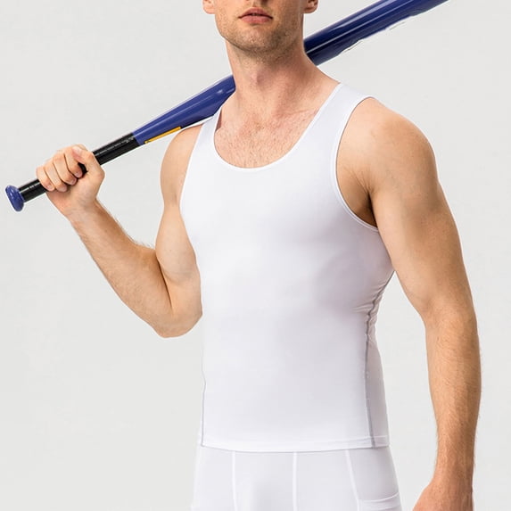 Tank Tops Men, Men's Compression Tank Top Athletic Workout Running Sports Sleeveless T-Shirt
