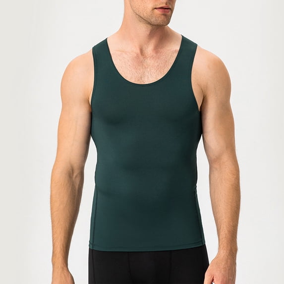 Tank Tops Men, Men's Compression Tank Top Athletic Workout Running Sports Sleeveless T-Shirt