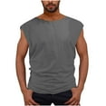 thumbnail image 1 of Tank Tops Men Qiggri Men Leisure Versatile Loose And Comfortable Solid Color Thin Style Sleeveless T-shirt Sleeveless Shirts For Men, 1 of 5
