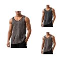 thumbnail image 1 of Tank Tops Men Summer Casual Fashion Loose Fit Scoop Neck Ripped Distressed Sleeveless Shirt Workout Gym Tanks, 1 of 7