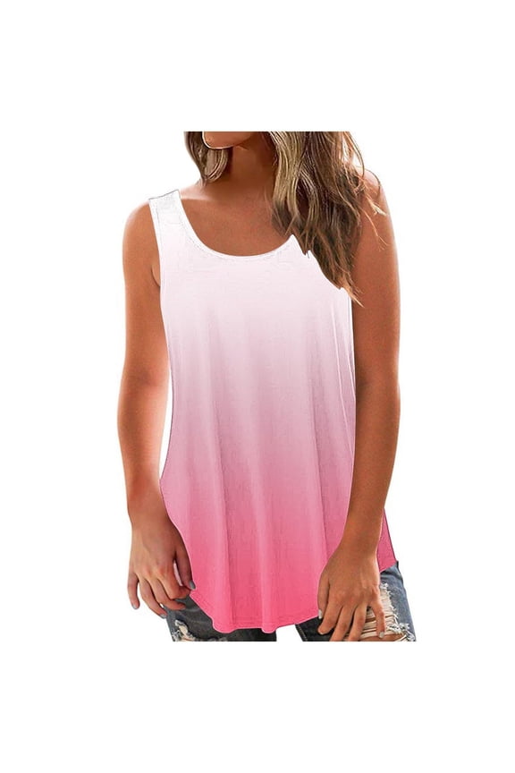 Tank Tops For Women Plus Size Loose V Neck Sleeveless T Shirts Gym Work Shirts Strappy Casual Loose Summer Tee Top Blouse Tunic Ladies Camisole Tops For Women