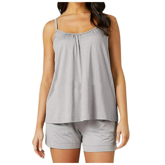 Tank Tops for Women Shelf Bra Camisoles Adjustable Spaghetti Strap Tank Tops Basic Layer Casual Summer Shirt Bullseye Top Chirpy Top T Shirts Printing Deep V