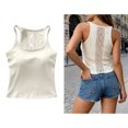 thumbnail image 1 of Tank Tops Women Sleeveless Spaghetti Strap Tank Built in Bra Slim Fitted Workout Tops Womens Top, 1 of 8