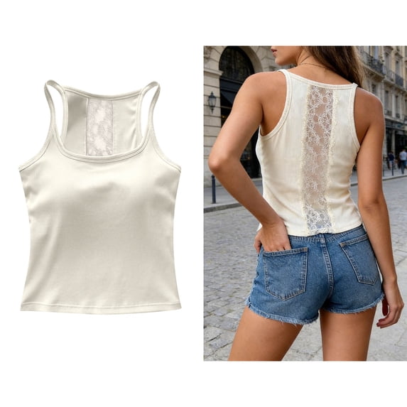 Tank Tops Women Sleeveless Spaghetti Strap Tank Built in Bra Slim Fitted Workout Tops Womens Top