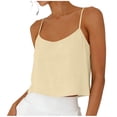 thumbnail image 1 of Tank Tops Womens Camisole Sleeveless Adjustable Spaghetti Strap Loose Fit Going Out Cami Shirts, 1 of 6