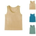 thumbnail image 1 of Tank Tops Womens Womens Tank Toos Tanks for Women Women's Tank V-Neck Solid Color Casual Fashion Green S, 1 of 8