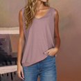 thumbnail image 1 of Tank Tops for Juniors Plus Size Casual Lounge Top Sleeveless Athletic Quick Dry Workout Shirts, 1 of 6