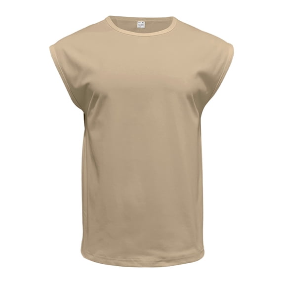 Tank Tops for Men Cap Sleeve Tshirts Shirts Crewneck Pullover Casual Solid Color Loose Comfort Going Out Loungewear Tees T-Shirts