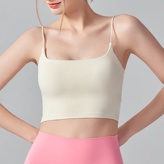 Tank Tops for Women 2026 Fashion Solid Color Crew Neck Camisole Blouses Leisure Slim Fit Sleeveless Spaghetti Straps Summer Shirts