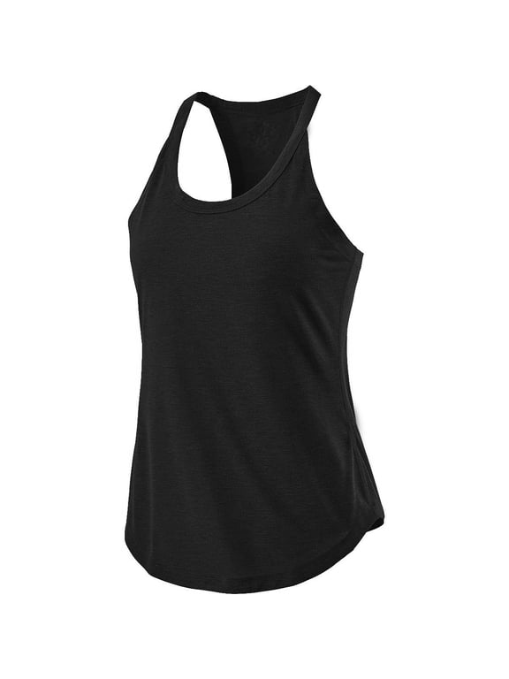 Tank Tops for Women - Athletic Yoga Tops, Racerback Running Tank Vest Workout Quick Dry Tech Stretch Racerback Vest