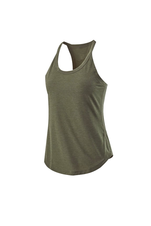 Tank Tops for Women - Athletic Yoga Tops, Racerback Running Tank Vest Workout Quick Dry Tech Stretch Racerback Vest