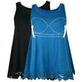 thumbnail image 1 of Tank Tops for Women Basic Camisole with Built in Bra Casual Wide Strap Sleeveless Layer Top for Summer, 1 of 6