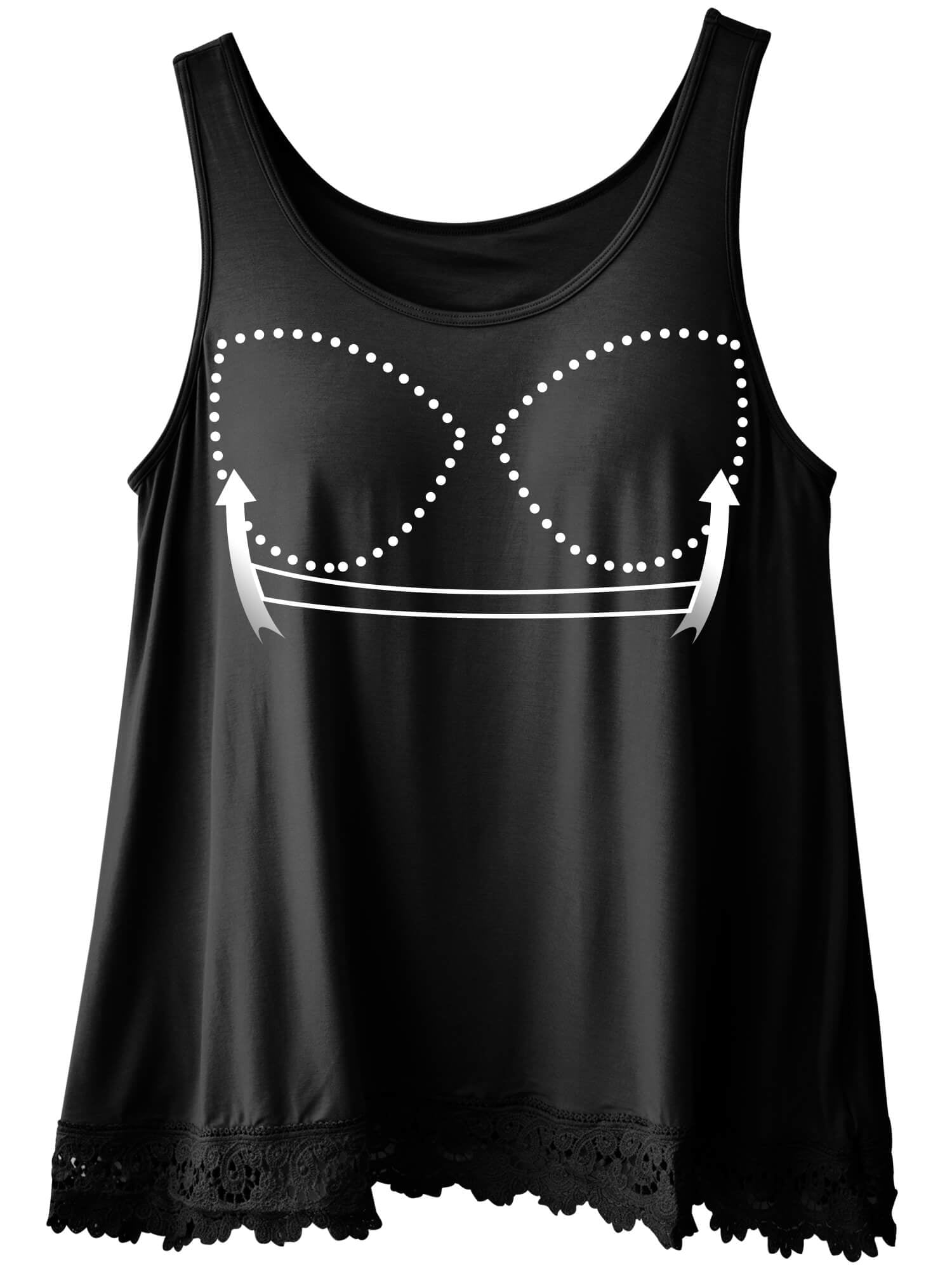Tank Tops for Women Basic Camisole with Built in Bra Casual Wide Strap Sleeveless Layer Top for