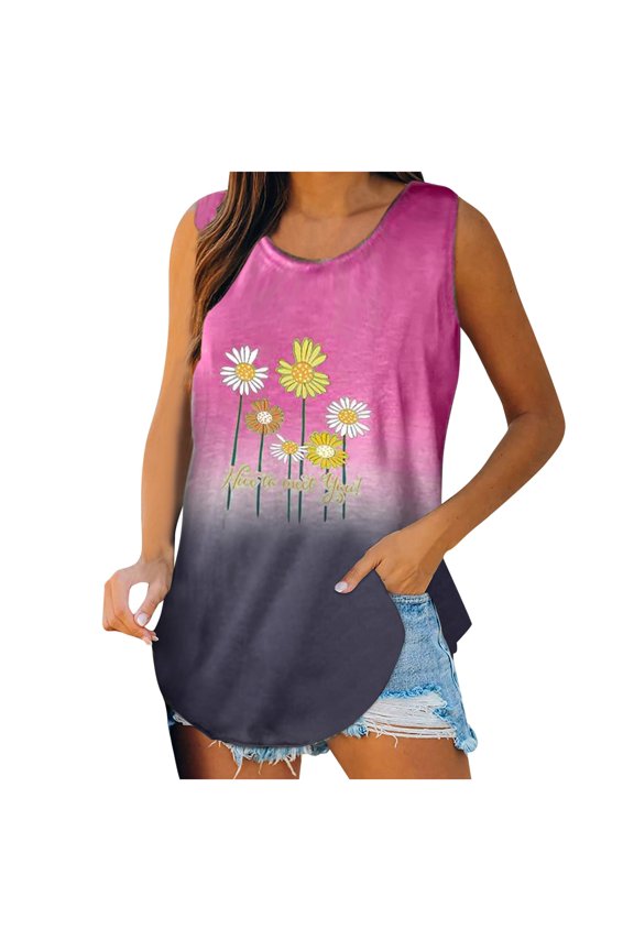 Tank Tops for Women Camisole O Neck Sleeveless Running Sports Yoga Workout Undershirt